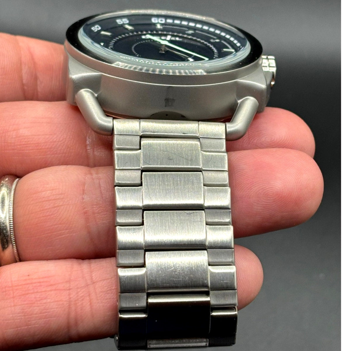 Diesel Descender DZ1579 Black Dial Stainless Steel Men’s Watch