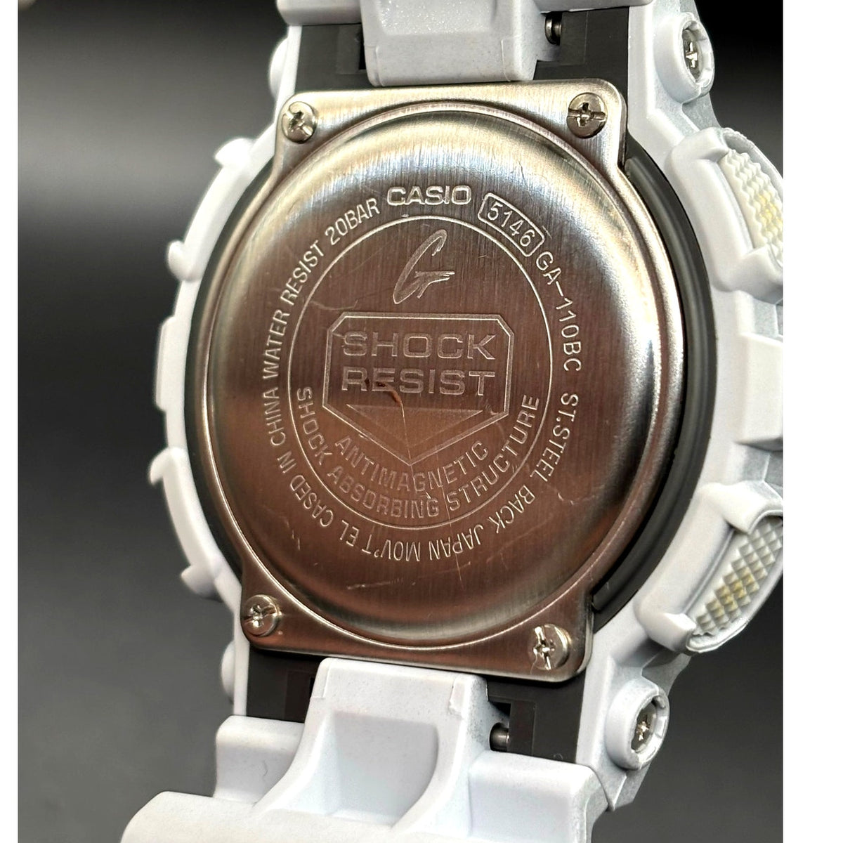 Casio G-Shock GA-110BC-8A Silver Men's Analog Digital Watch