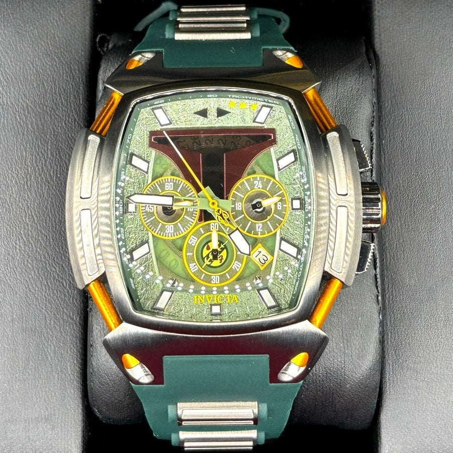 Invicta Star Wars Boba Fett Diablo 37435 LE Chronograph 53mm Watch  NIB