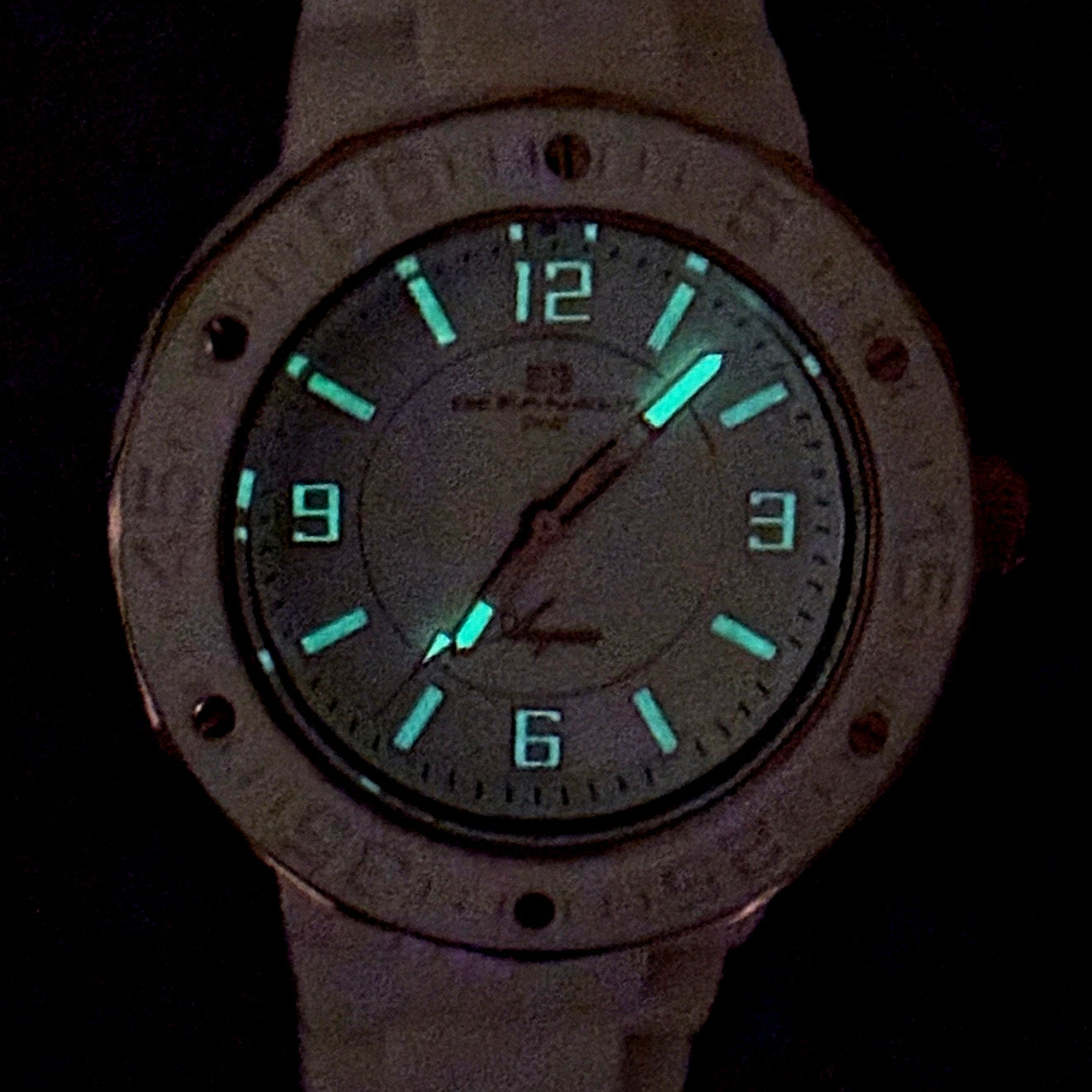 Oceanaut Acqua Sport OC0216 White Rose Gold 41mm Women's Watch NIB