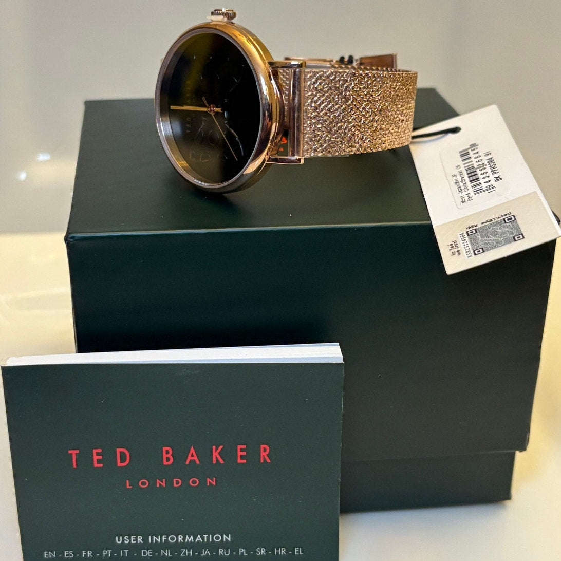 Ted Baker Phylipa BKPPHS304-9I – Black-Bow Tie Iconic Dial, Stainless Steel