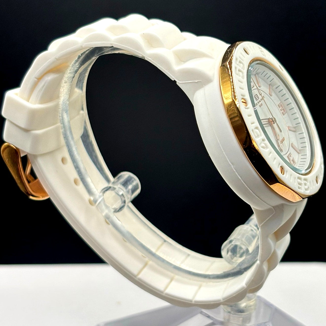 Oceanaut Acqua Sport OC0216 White Rose Gold 41mm Women's Watch NIB
