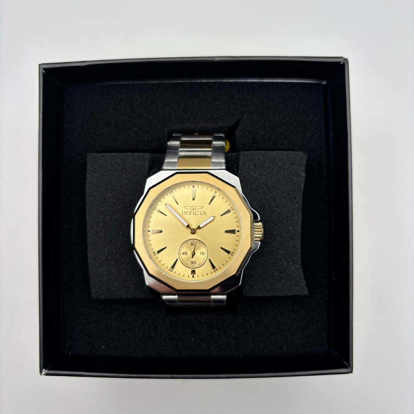 Invicta Speedway 49329 Mens 42mm Two Tone Stainless Steel Quartz Watch BNWT