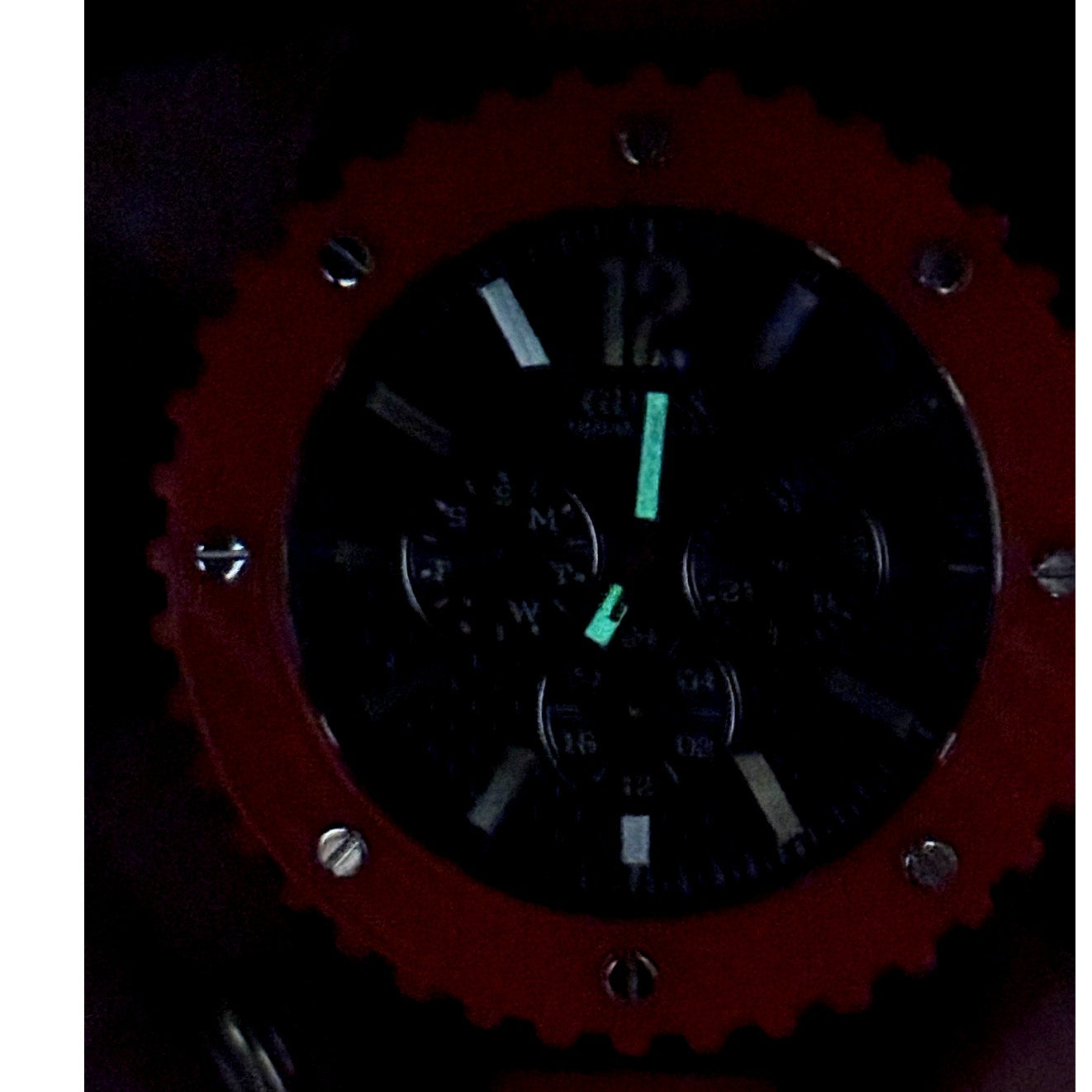 Guess Overdrive W11619G4 Orange 45mm Multifunction Men’s Watch 100M