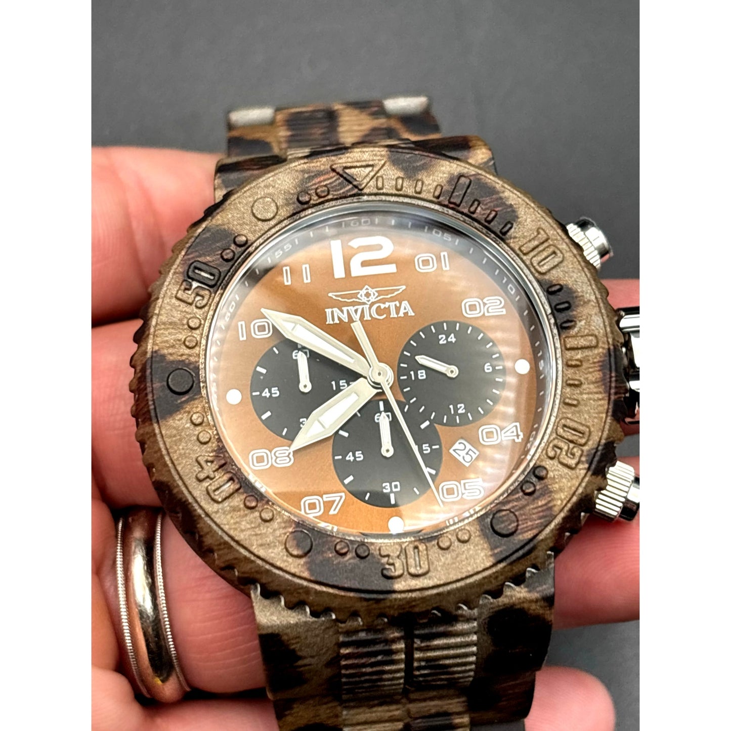 Invicta 48620 Pro Diver Werewolf Men's Stainless Steel Watch 52mm Aqua Plating