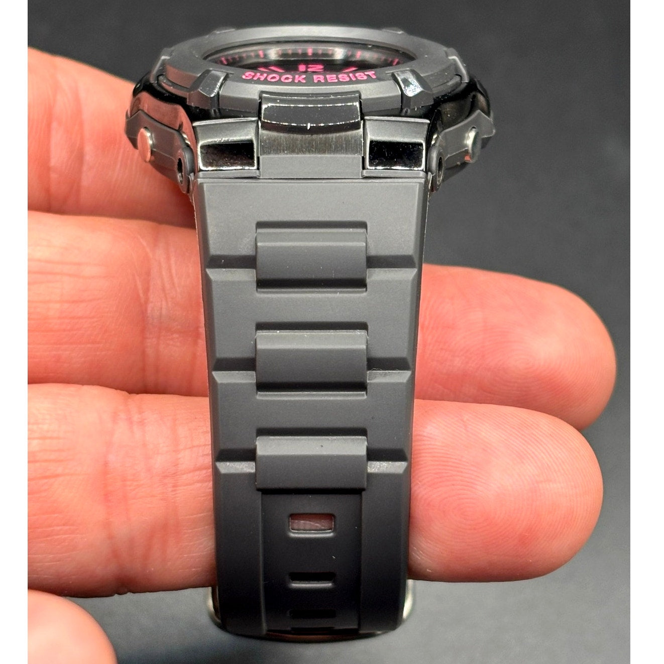 Casio Baby-G BGA-117-1B1 Black Pink Ana-Digi Women's Watch