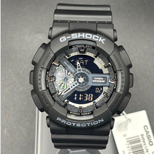 Casio G-Shock GA110-1B Black Analog Digital 200M Men’s Watch NIBWT