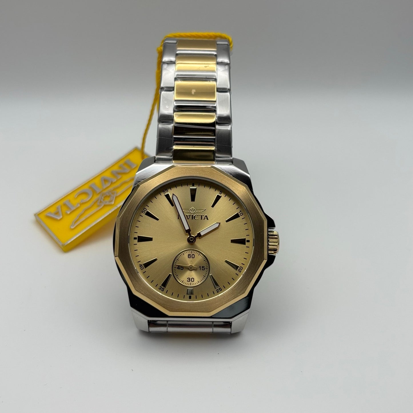 Invicta Speedway 49329 Mens 42mm Two Tone Stainless Steel Quartz Watch BNWT