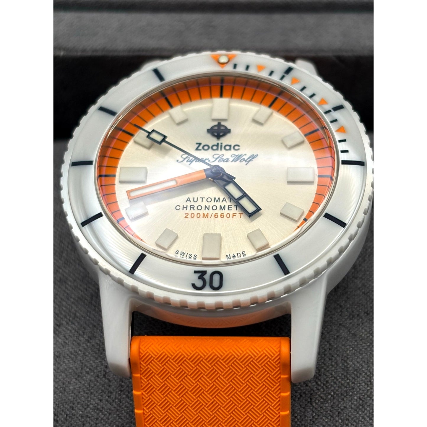 Zodiac Super Sea Wolf ZO9591 Men’s Automatic COSC Diver Watch NIBWT