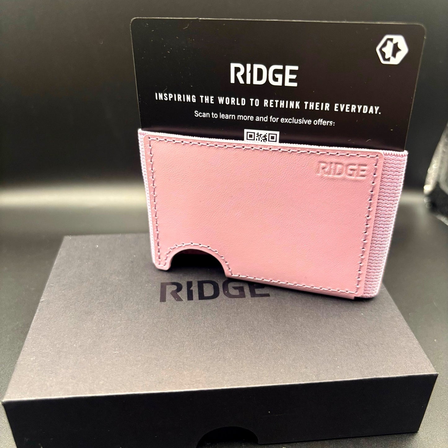 Ridge Biflex Leather Wallet RFID Blocking Slim Minimalist Card Holder NIBWT