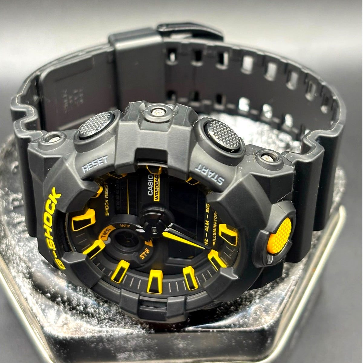 Casio G-Shock GA-700CY-1A Caution Yellow Black Analog Digital Men’s Watch