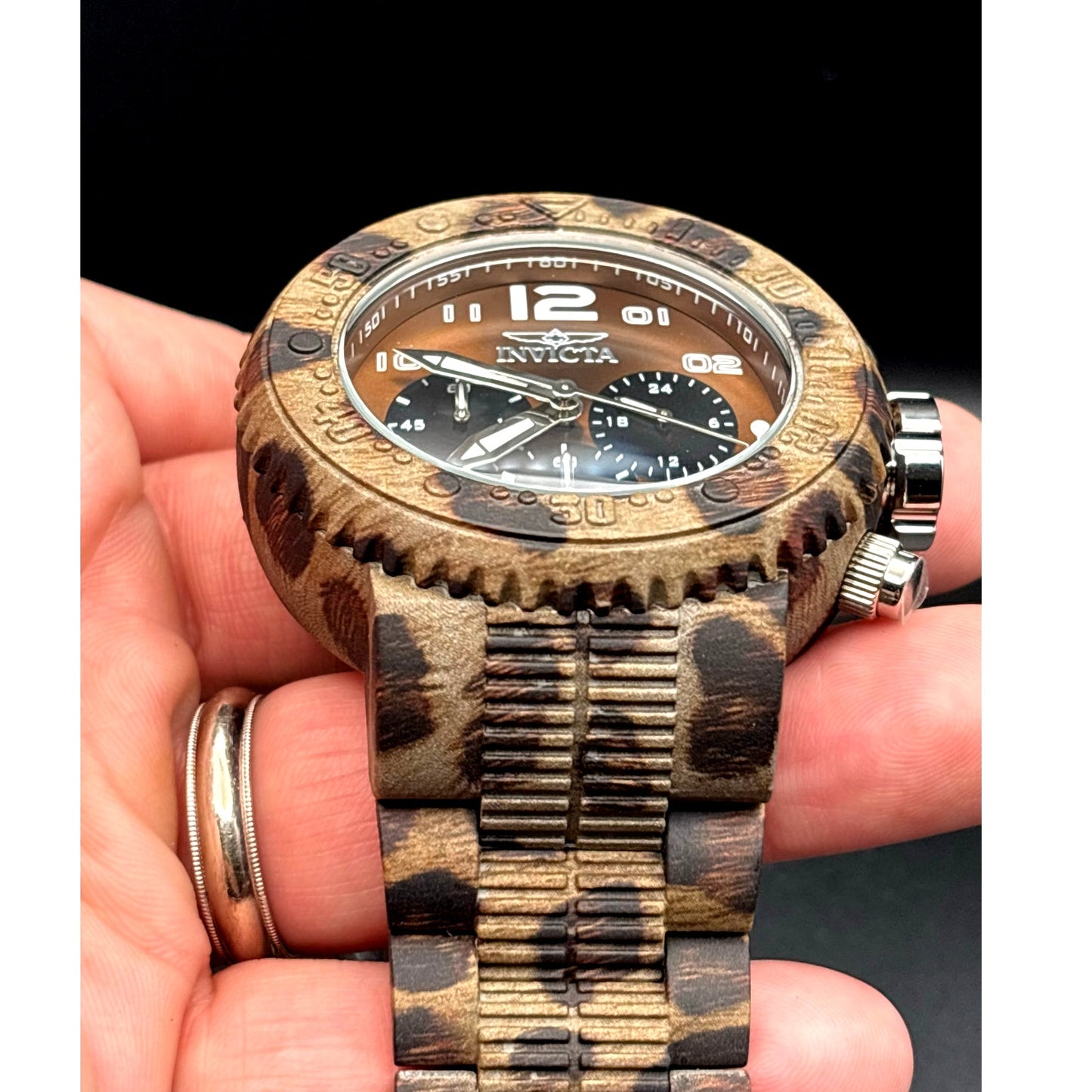 Invicta 48620 Pro Diver Werewolf Men's Stainless Steel Watch 52mm Aqua Plating