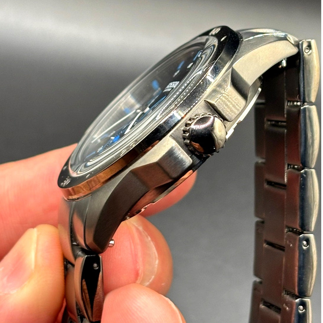 Fossil Sport 54 CH3035 Multifunction Black Blue 44mm Men’s Watch 100M