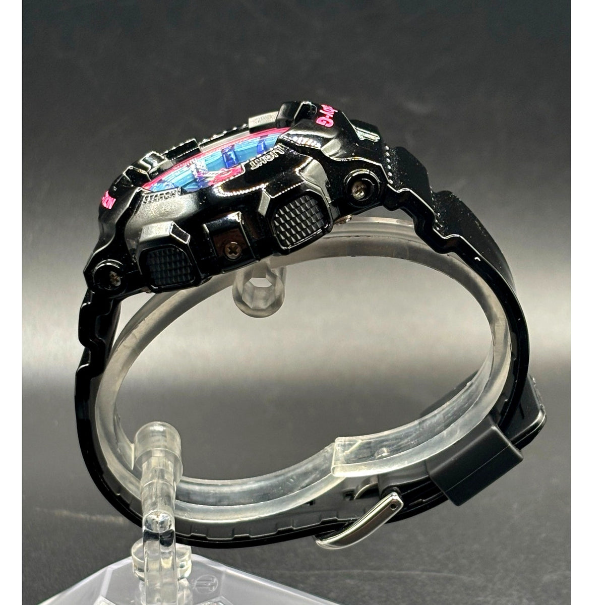 Casio Baby-G BA-112-1A Analog Digital Black Multicolor Watch 100M Discontinued
