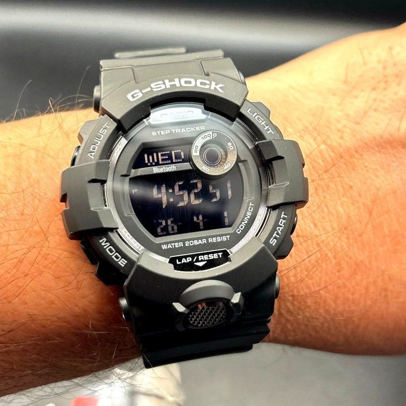 Casio G-Shock Move GBD800-1B Bluetooth Step Tracker World Time Men's Watch NIBWT