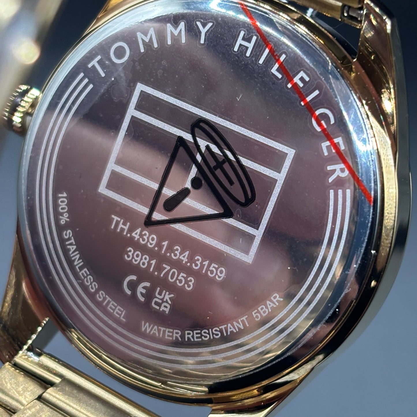 Tommy Hilfiger Griffin 1710457 Men’s 43mm Gold Stainless Steel Quartz NIBWT