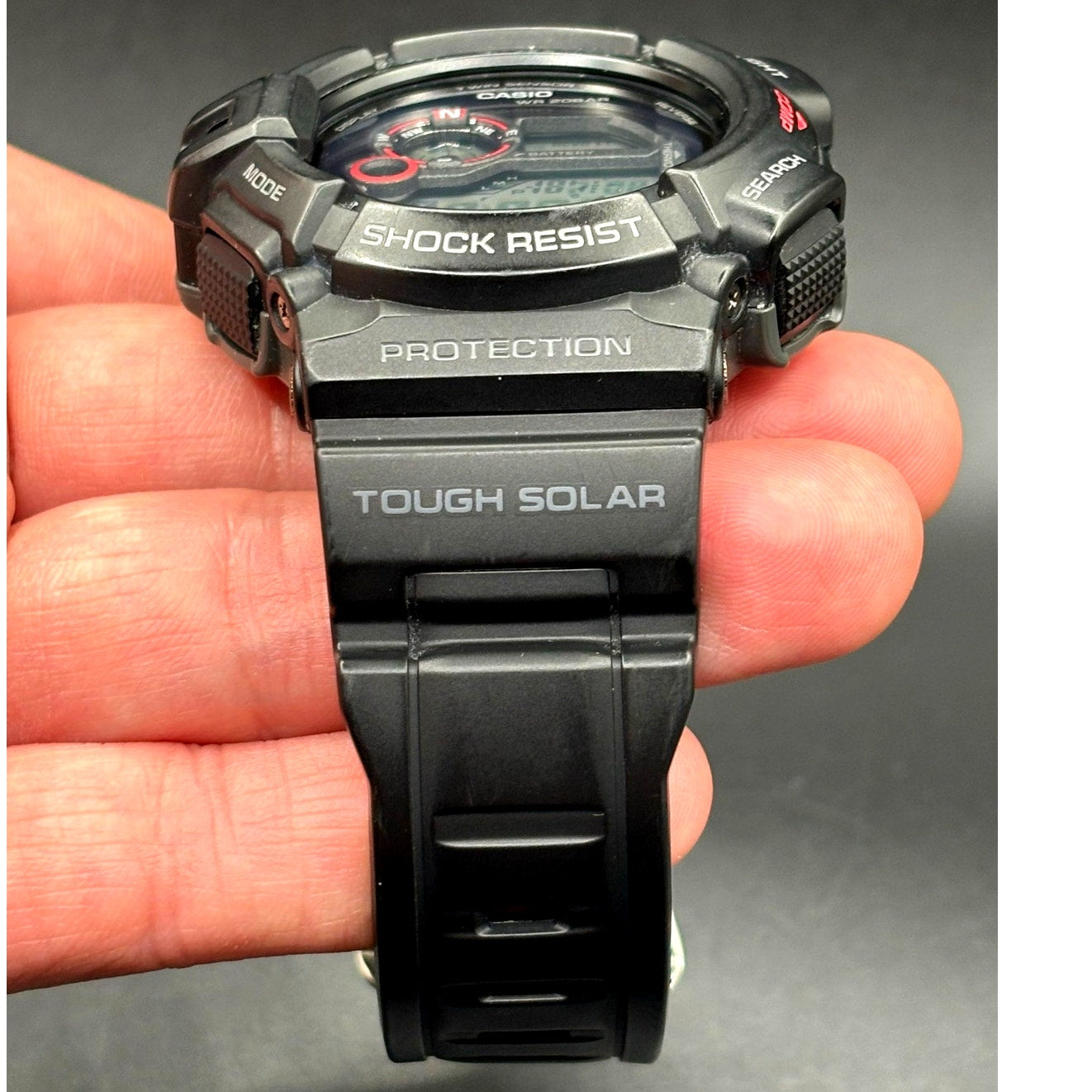 Casio G-Shock Mudman G9300-1 Tough Solar Twin Sensor Digital Men's Watch