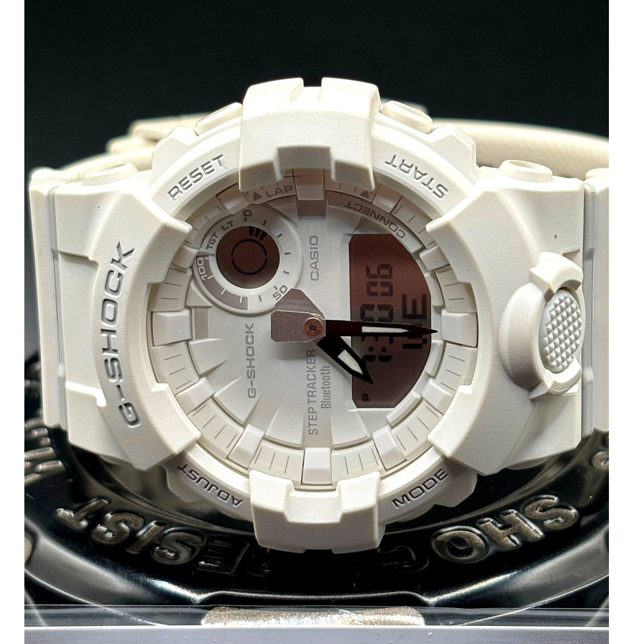 Casio G-Shock GBA800-7A Step Tracker Bluetooth White Unisex Watch NIB