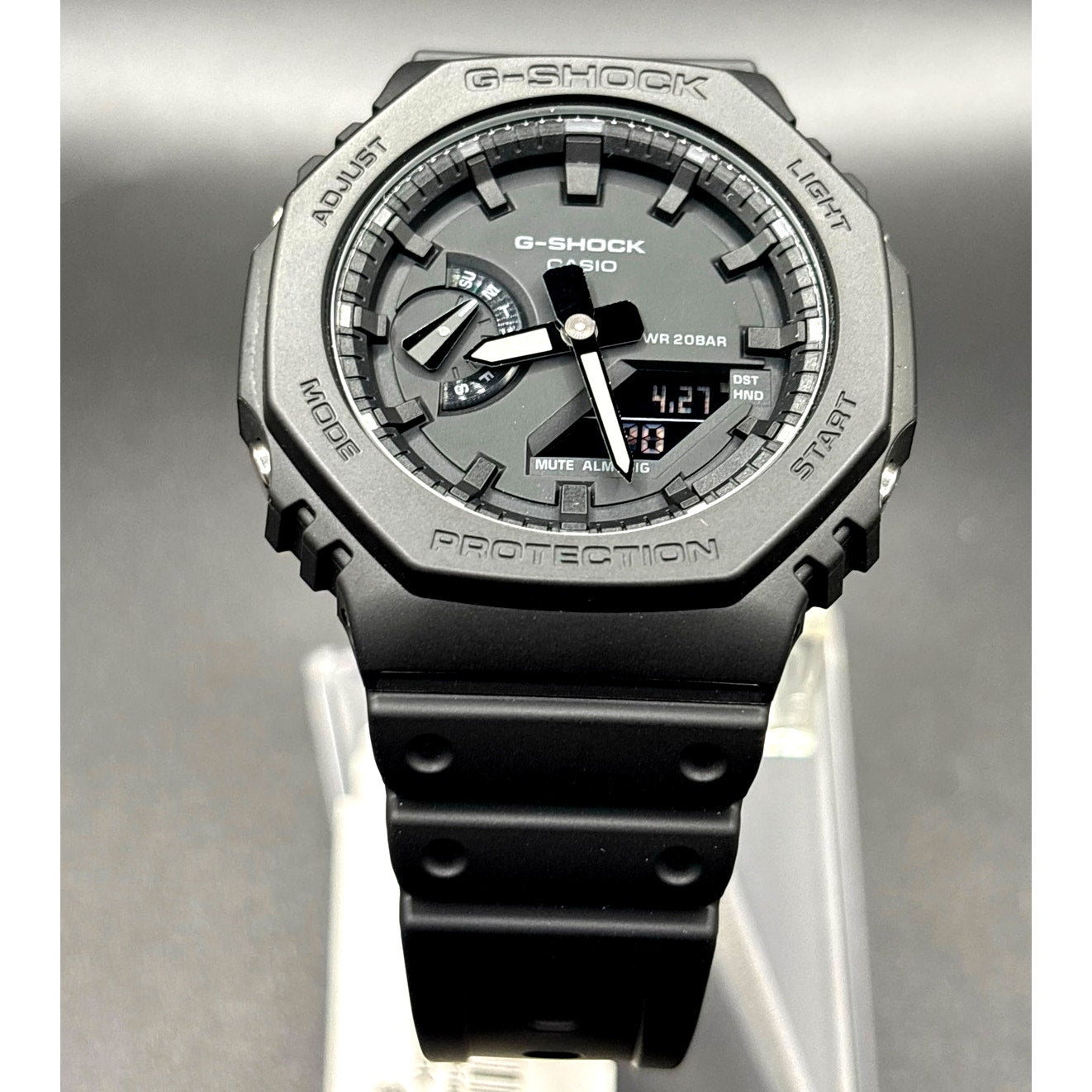 Casio G-Shock GA2100-1A1 Monochrome Black Carbon Core Analog Digital Men’s Watch