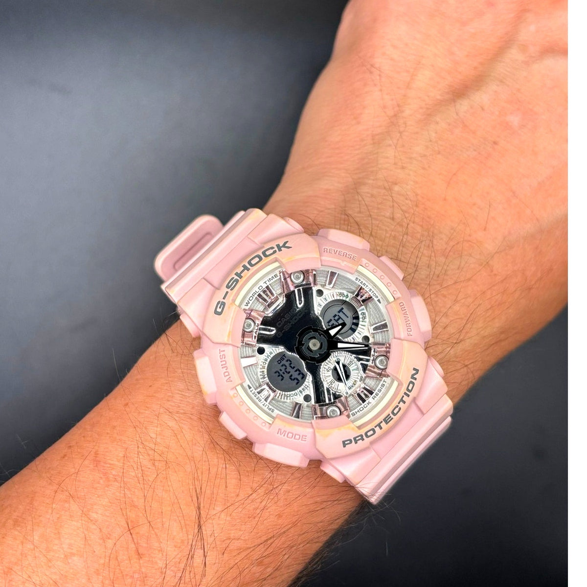 Casio G-Shock GMA-S120NP-4A Neo Punk Pink Analog Digital Women’s Watch