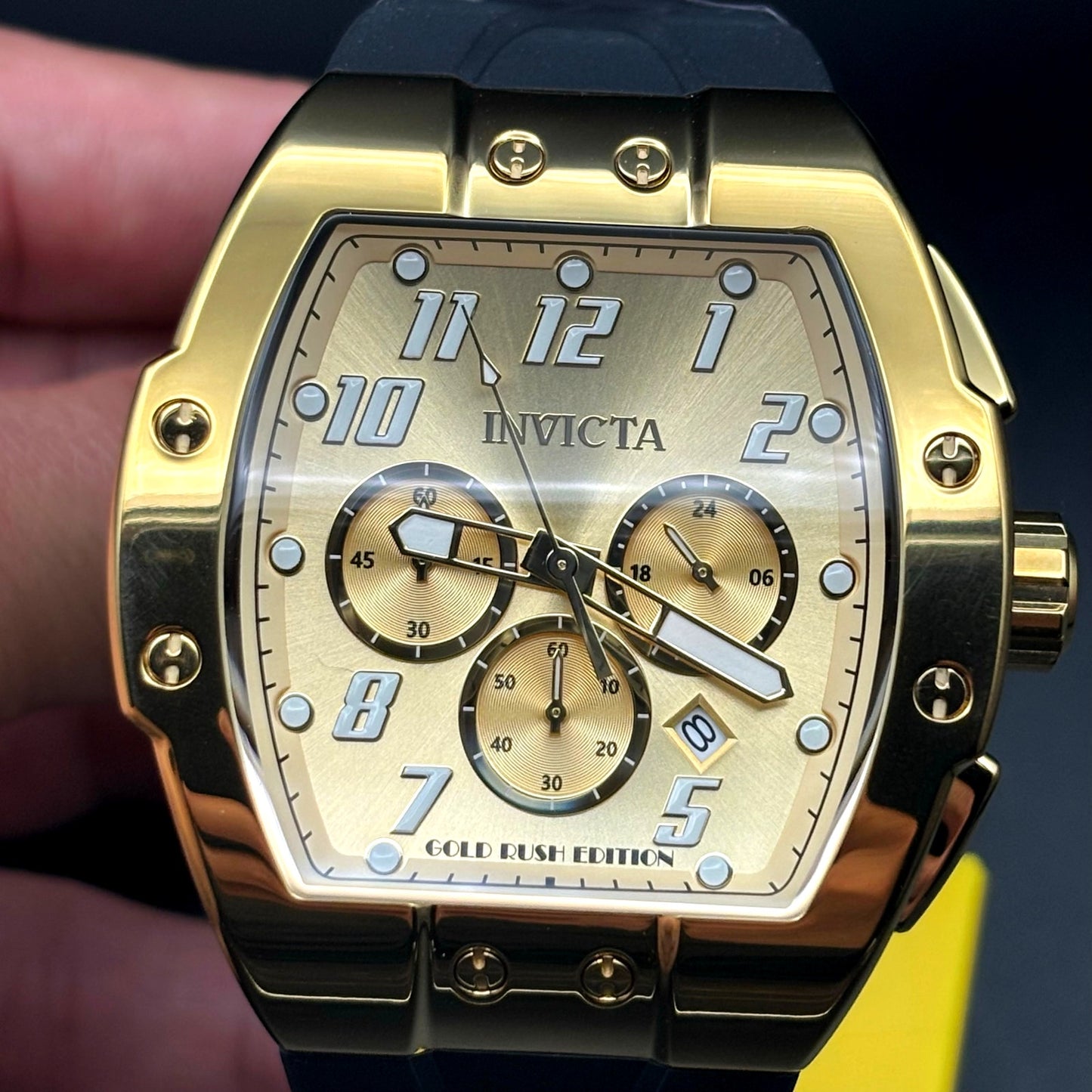 Invicta Racing Gold Rush 48939 Men’s Chronograph Limited Edition NIBWT