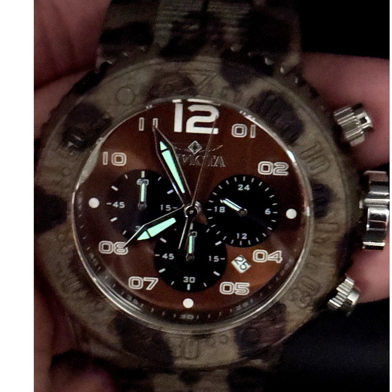 Invicta 48620 Pro Diver Werewolf Men's Stainless Steel Watch 52mm Aqua Plating