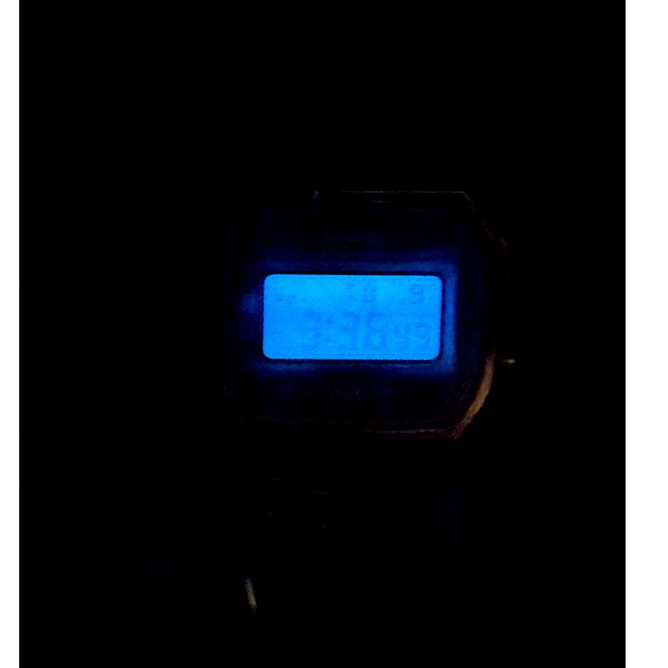 LWS Solarwave Prism A168 Gold Tone Stainless Steel Bracelet Digital Mod Watch
