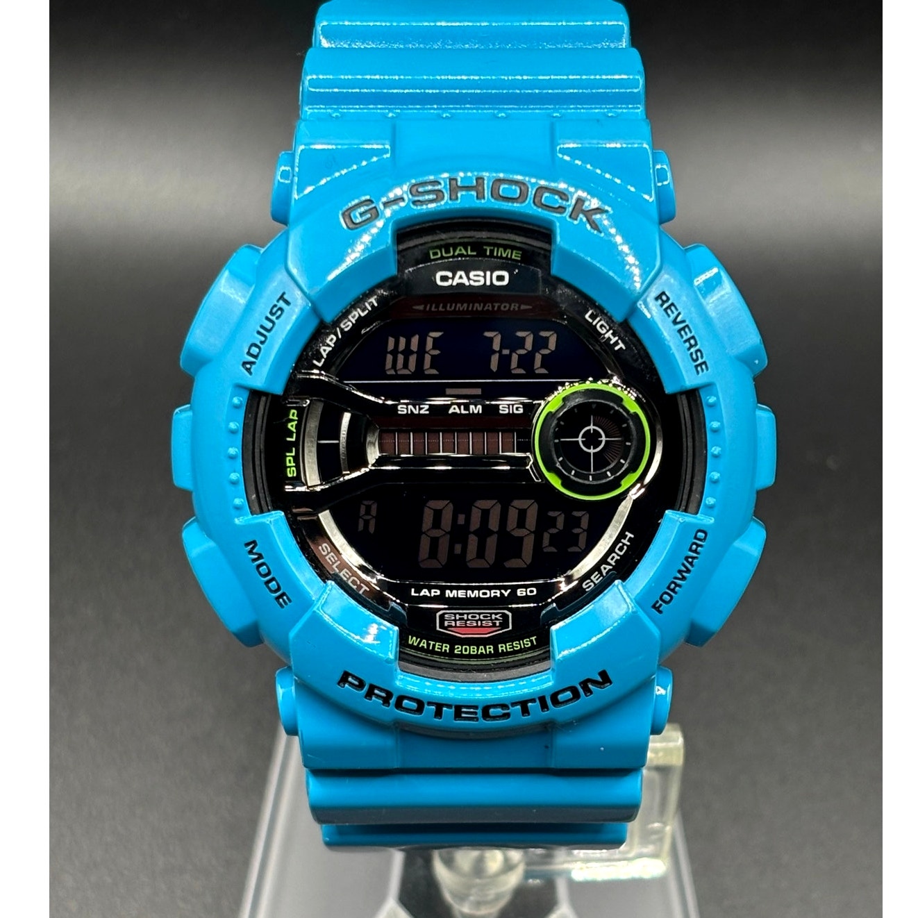 Casio G-Shock GD-110-2 Azure Blue Digital 200M Men's Watch NIB