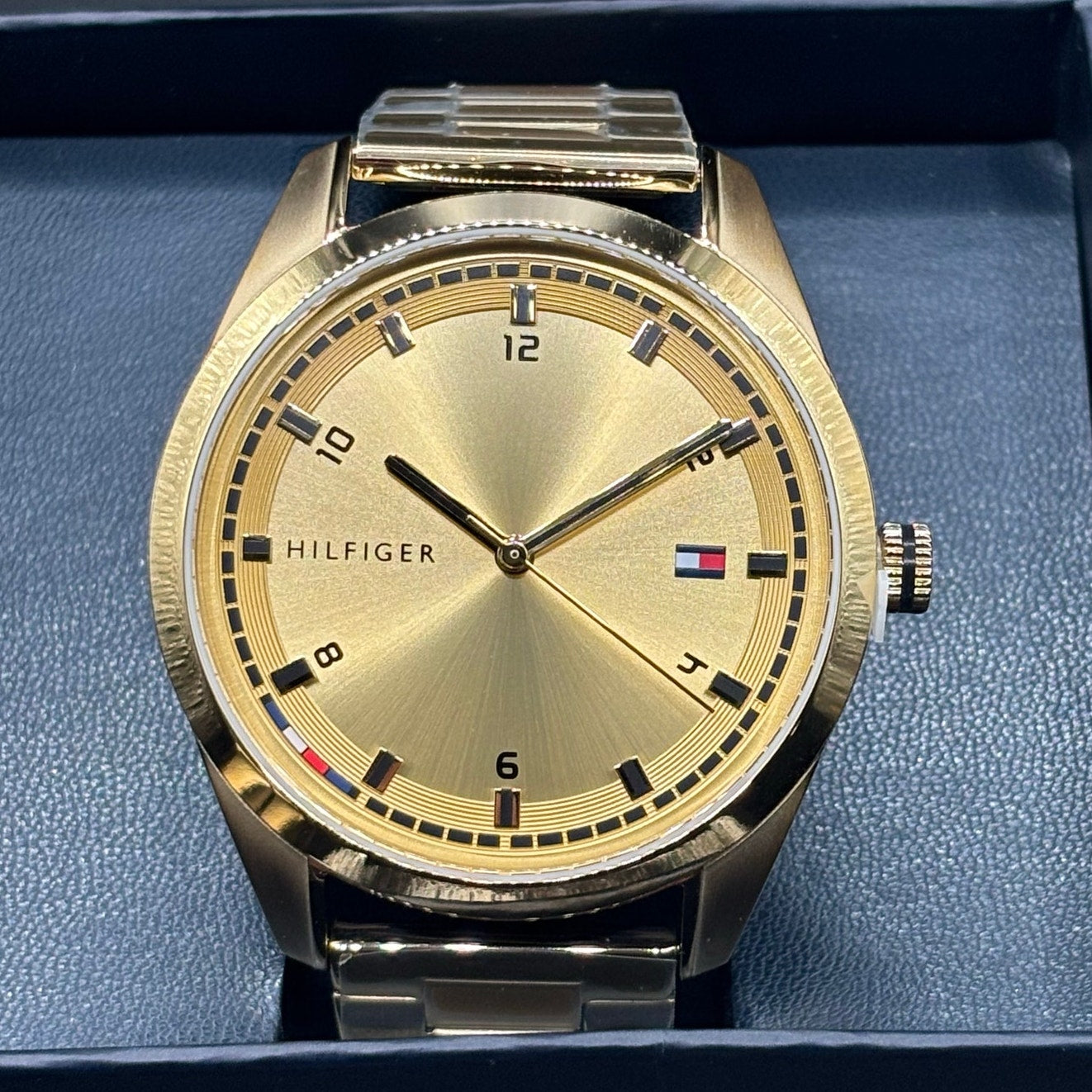 Tommy Hilfiger Griffin 1710457 Men’s 43mm Gold Stainless Steel Quartz NIBWT