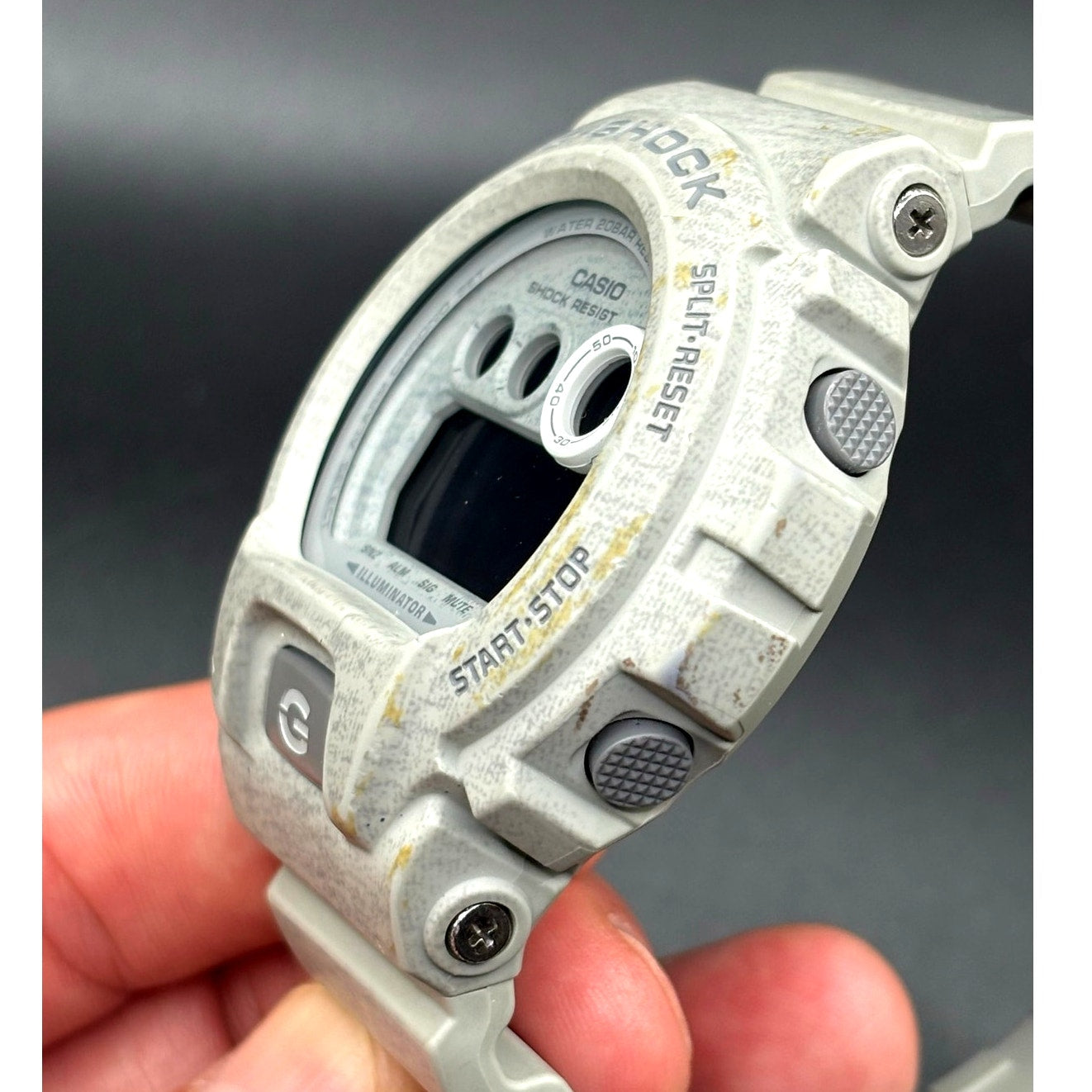 Casio G-Shock GD-X6900HT-7 Heathered White XL Digital Watch