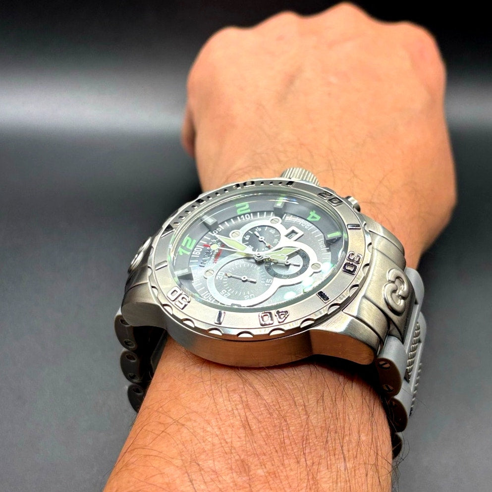Invicta Corduba 6675 Chronograph 52mm Steel Polyurethane Grey Dial Men's Watch