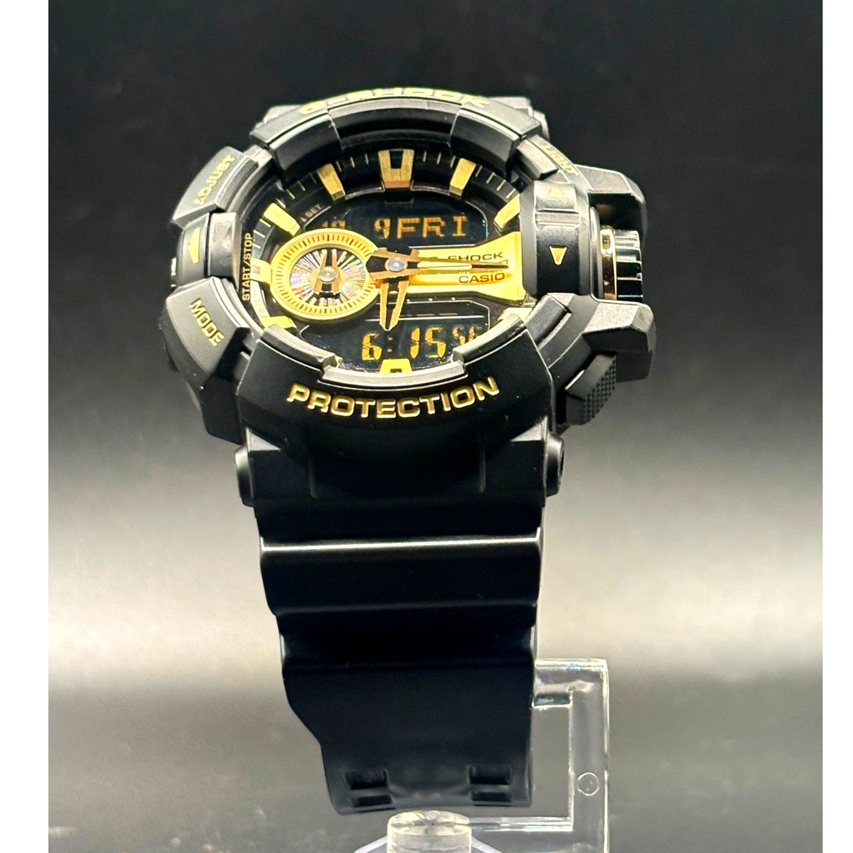 Casio G-Shock GA-400GB-1A9 Black Gold Analog Digital Men’s Watch 55mm