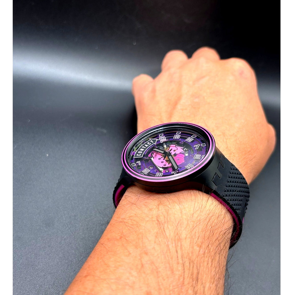 Swatch Big Bold Touchdown SB01B126 47mm Two Strap