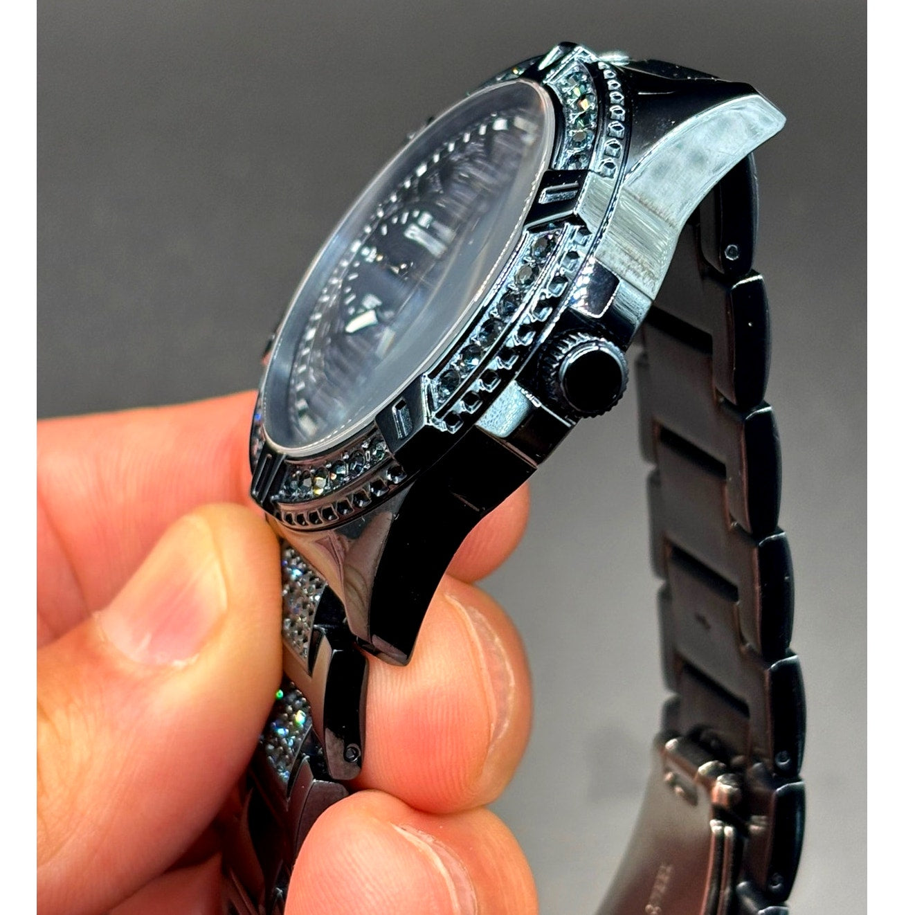 GUESS Lady Frontier GW0044L2 Blue Crystal Multifunction Women's Watch