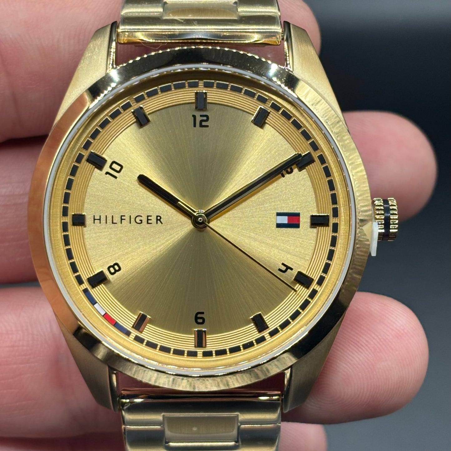 Tommy Hilfiger Griffin 1710457 Men’s 43mm Gold Stainless Steel Quartz NIBWT