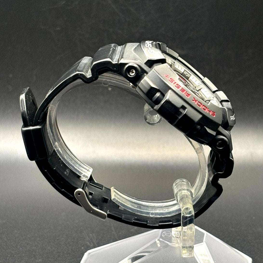 Casio G-Shock GAC-110-1A Analog Chronograph Black Silver 200M Watch