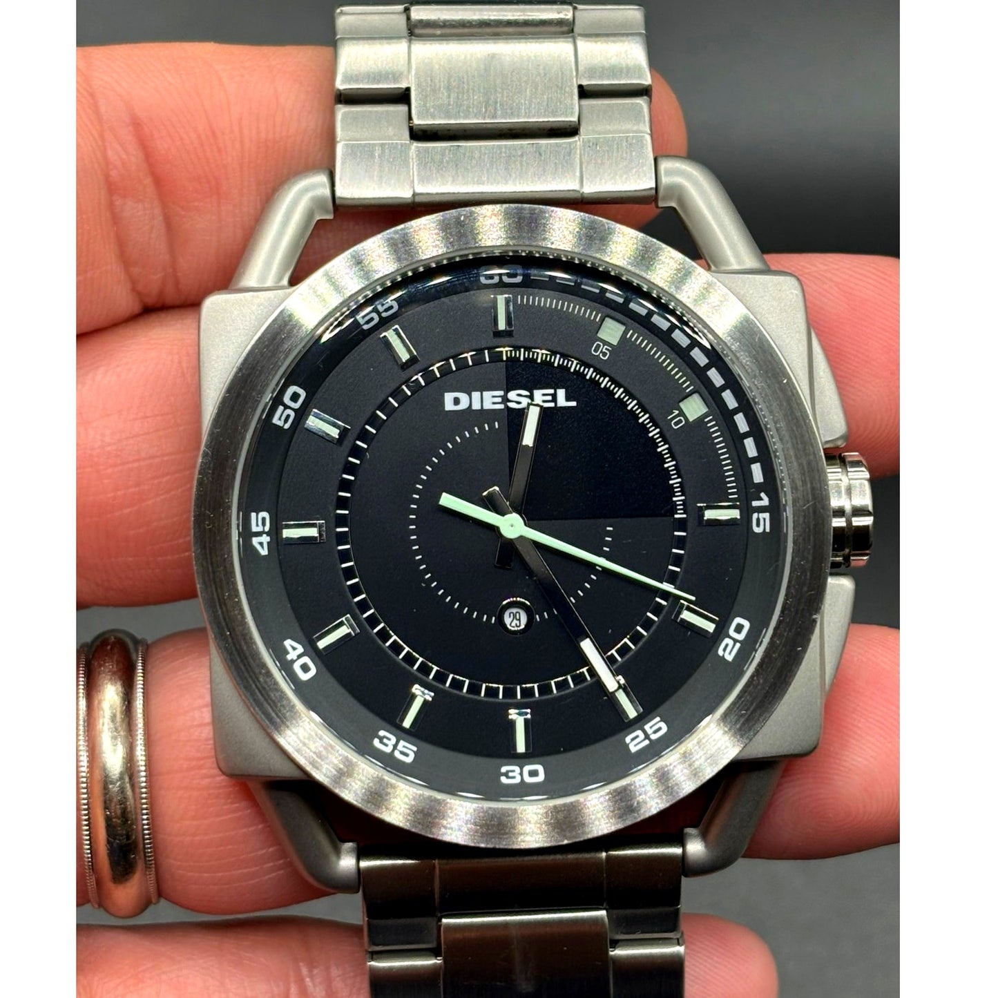 Diesel Descender DZ1579 Black Dial Stainless Steel Men’s Watch
