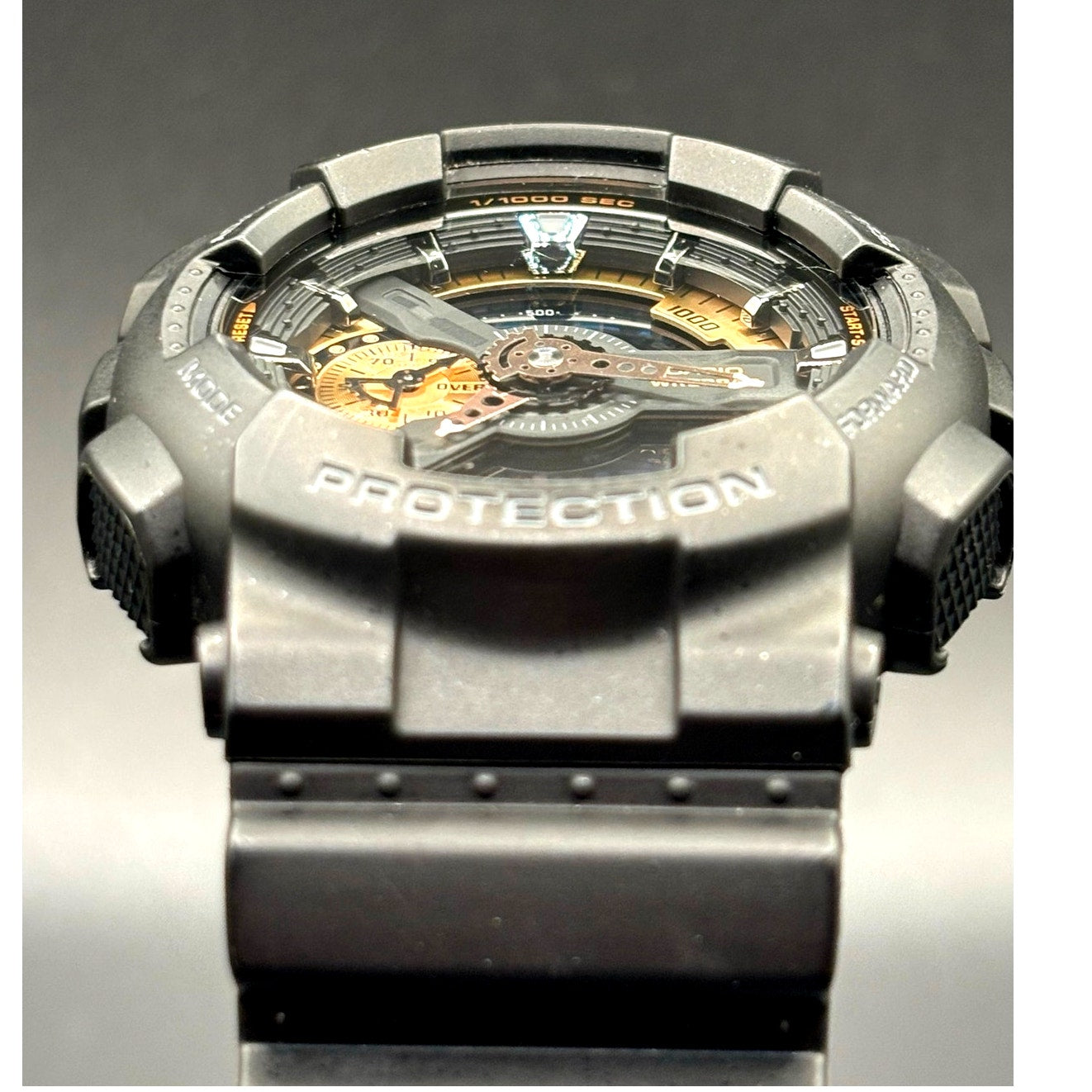 Casio G-Shock GA-110RG-1A Men's Analog Digital Rose Gold Black Resin 200M Watch