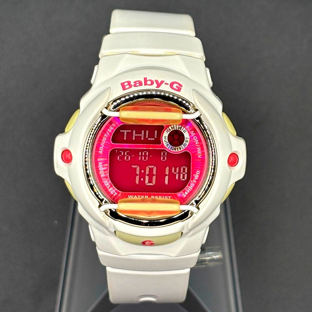 Casio Baby-G BG169R-7D White Pink Digital 200M Women’s Watch