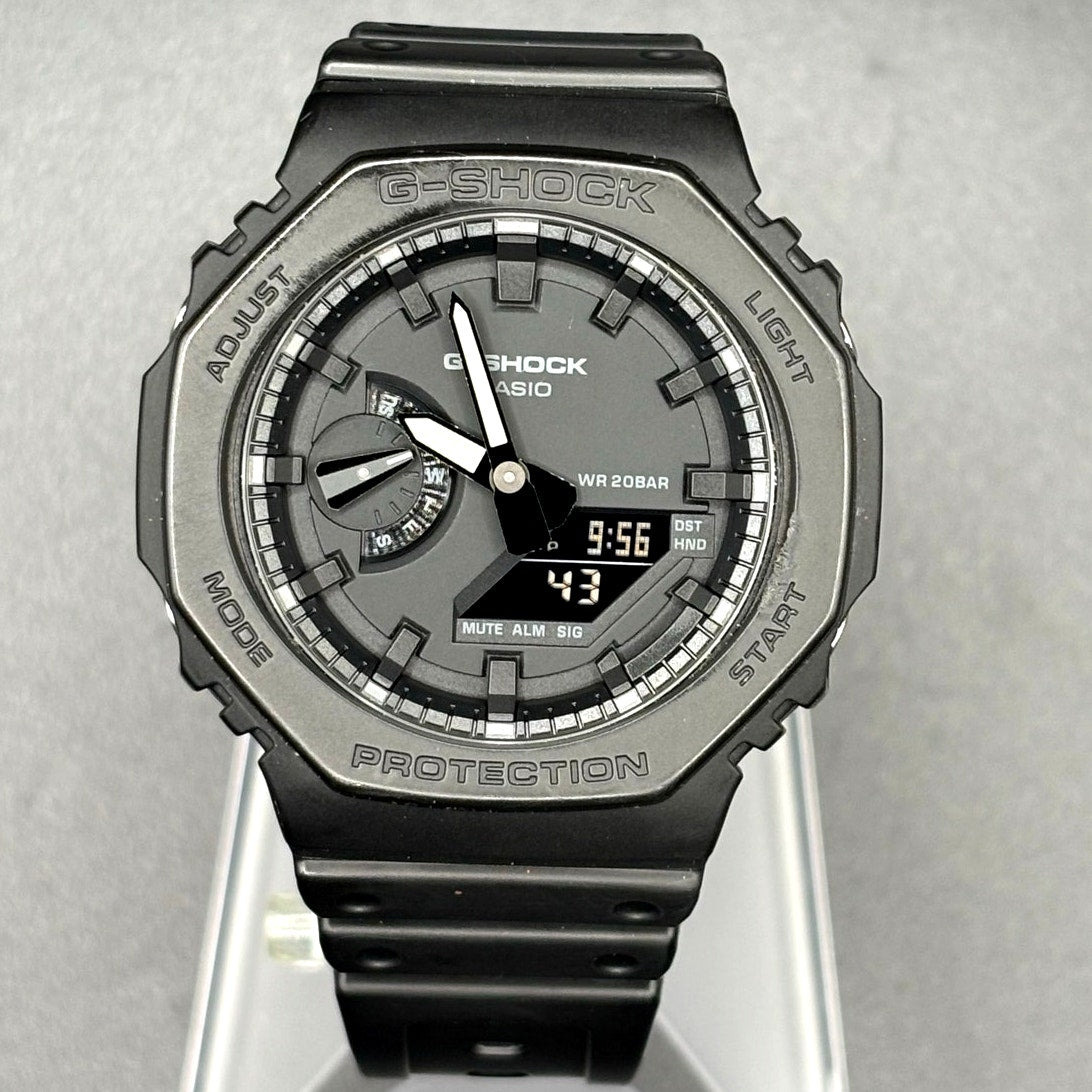 Casio G-Shock GA2100-1A1 Monochrome Black Carbon Core Analog Digital Men’s Watch