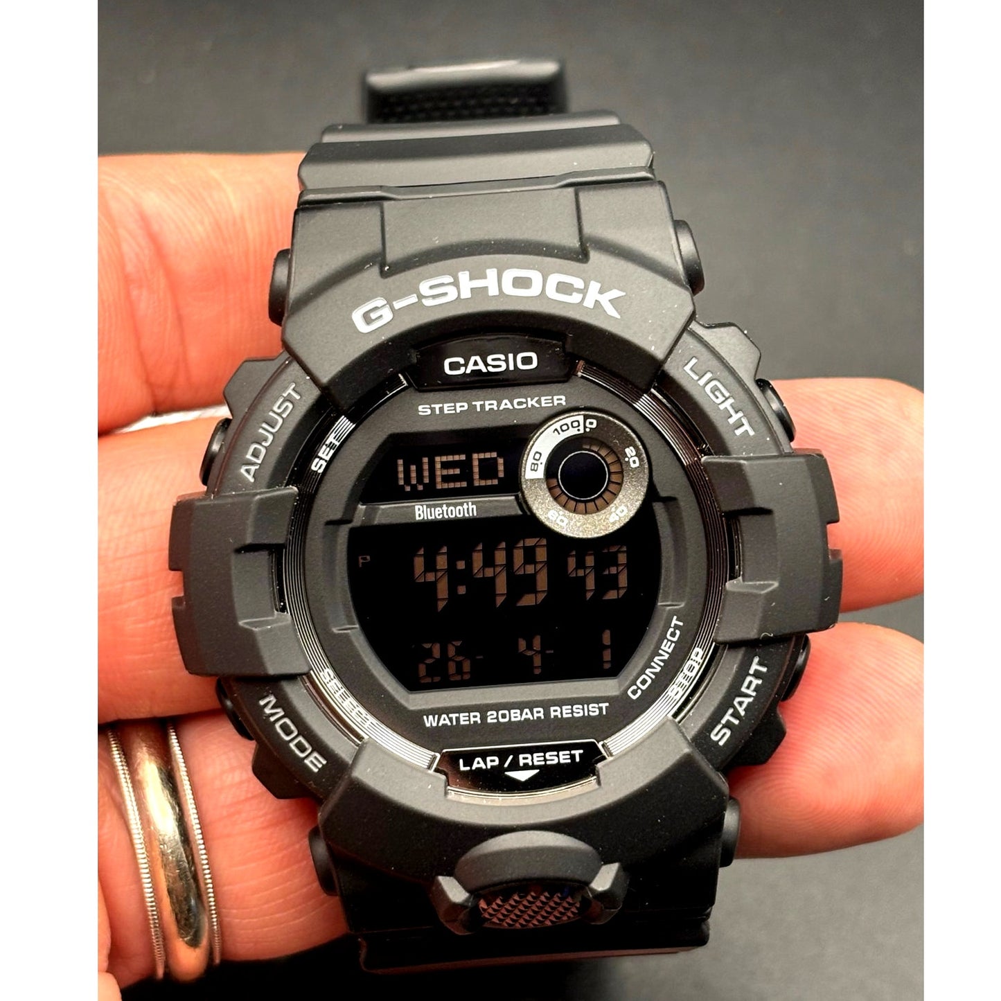 Casio G-Shock Move GBD800-1B Bluetooth Step Tracker World Time Men's Watch NIBWT