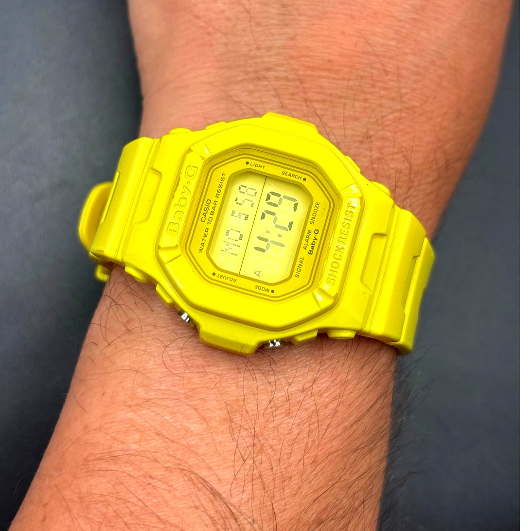 Casio Baby-G BG-5602-9 Lemon Drop Yellow Digital Women’s Watch