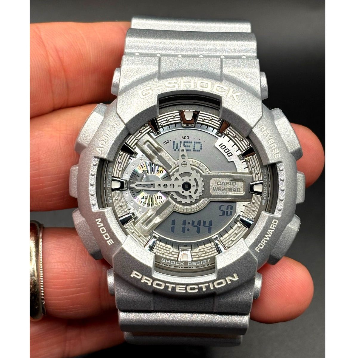 Casio G-Shock GA-110BC-8A Silver Men's Analog Digital Watch