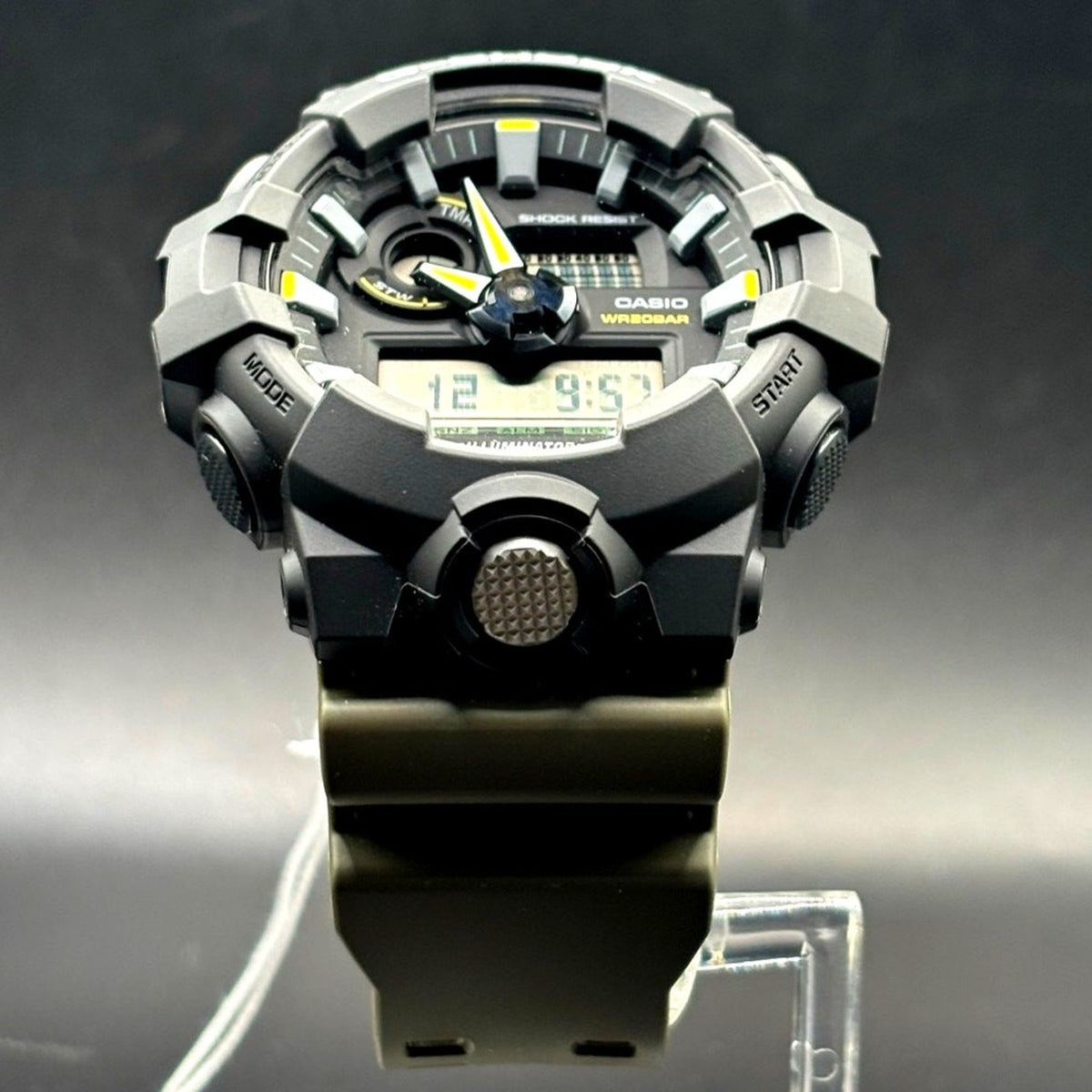 Casio G-Shock GA-710TU-1A3 Two-Tone Utility Olive Green Men’s Watch NIBWT