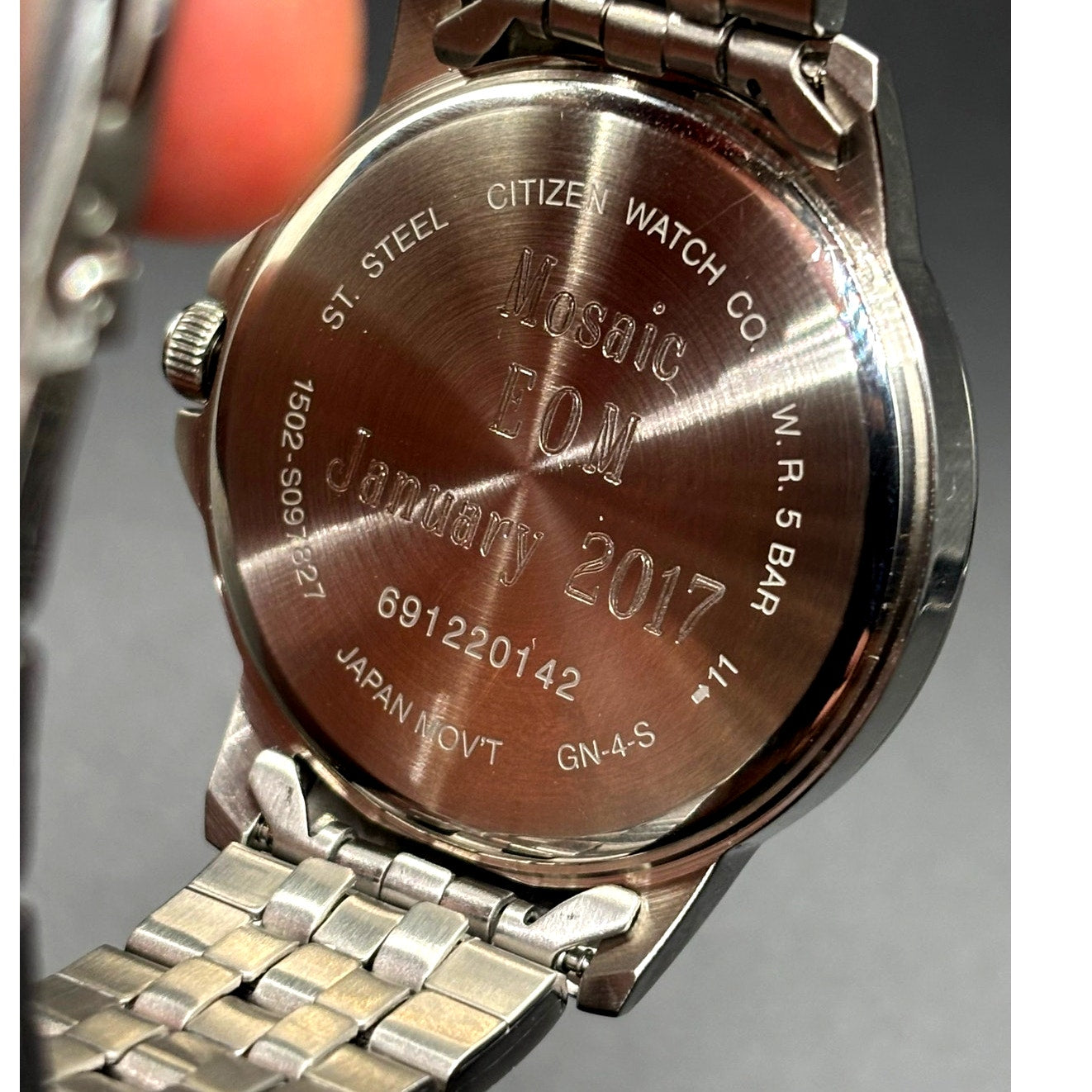 Citizen BF2011-51E Black Sunray Dial Day Date Quartz Men’s Stainless Steel Watch