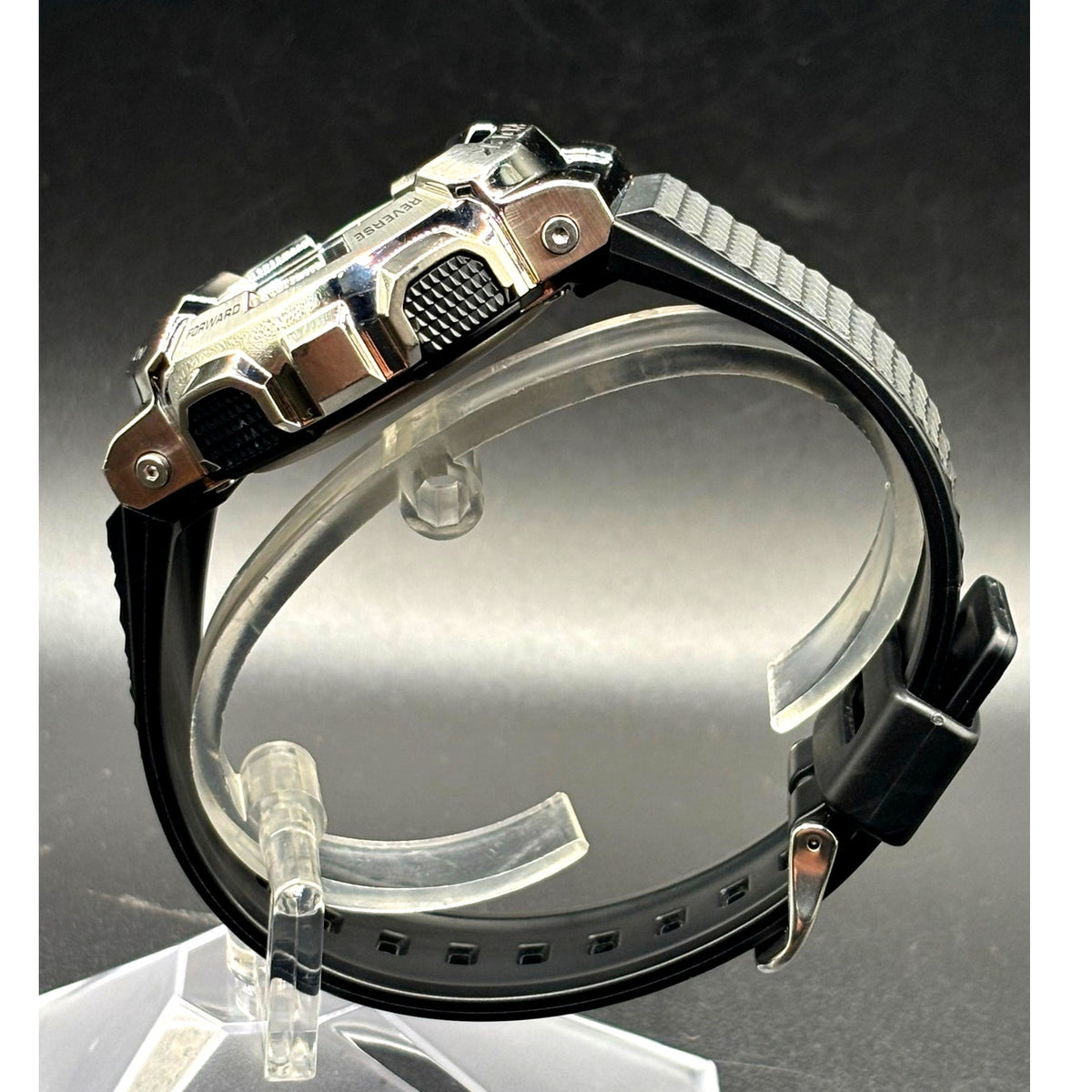 Casio G-Shock G-Steel GM110-1A Polished Metal Bezel Men’s Watch