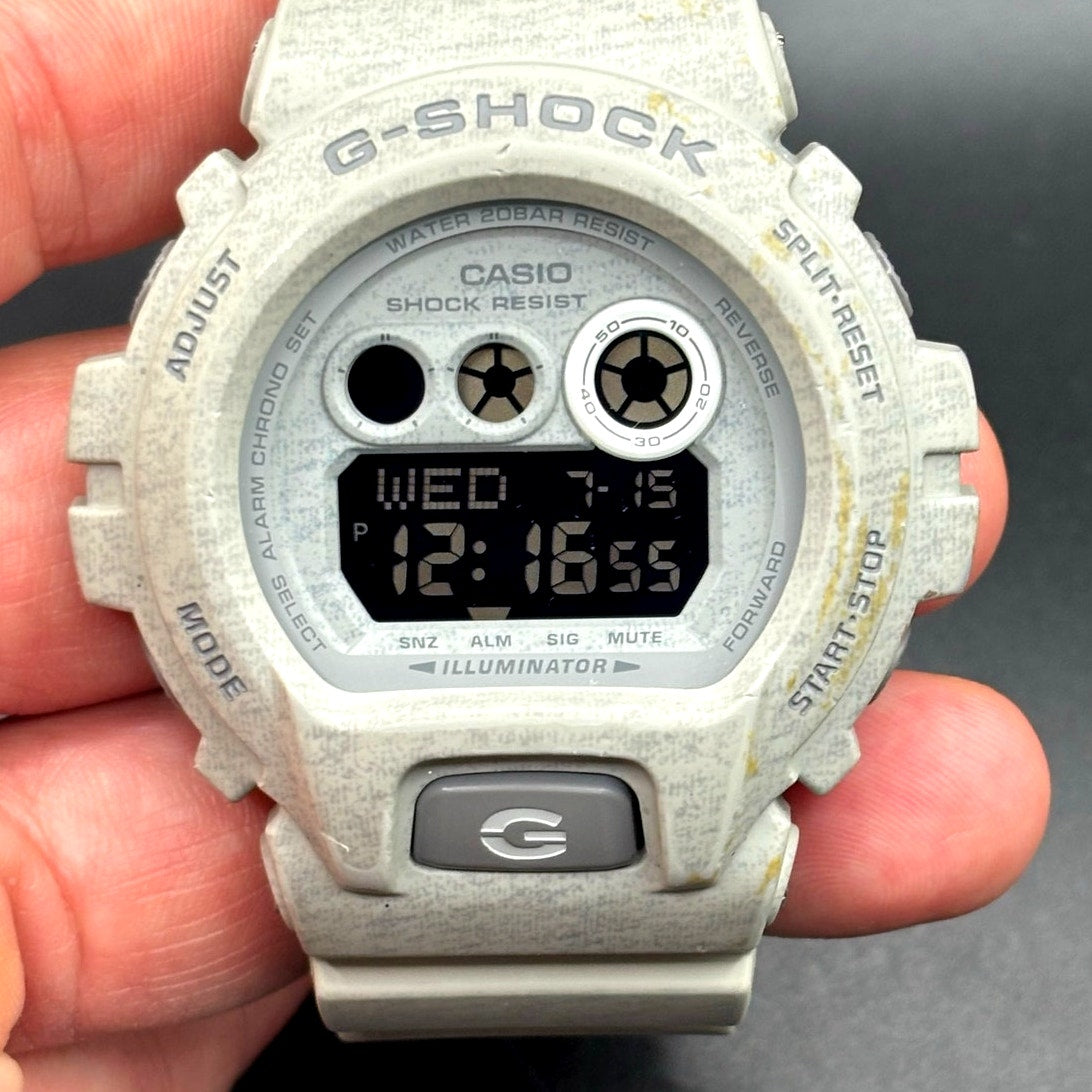 Casio G-Shock GD-X6900HT-7 Heathered White XL Digital Watch