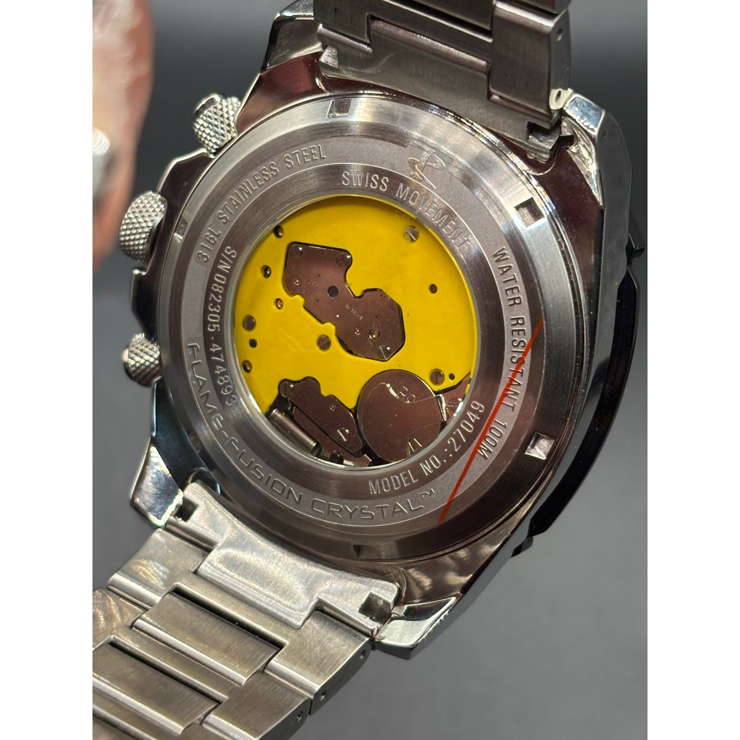 Invicta Reserve Octane 27049 Swiss Movement Chronograph 50mm Steel Watch
