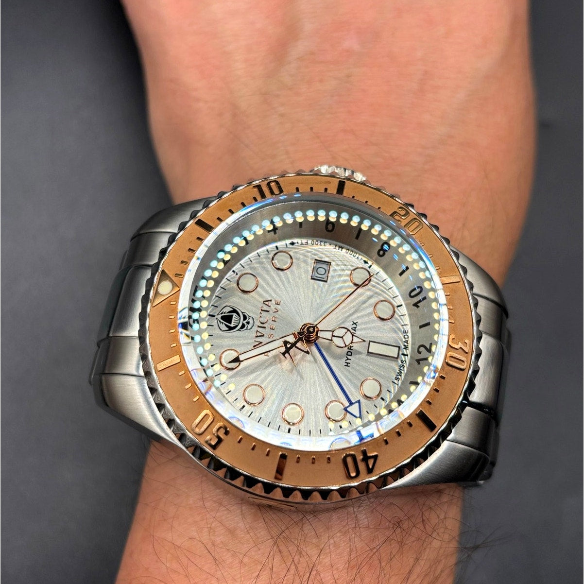 Invicta Reserve Hydromax GMT 16964 Swiss Made 52mm Diver Men's Watch