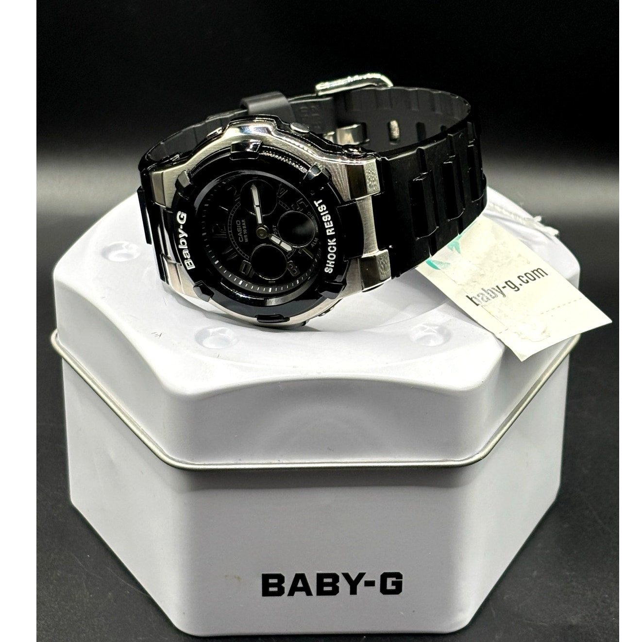 Casio Baby-G BGA110-1B2 Analog Digital Black Women’s Watch Discontinued